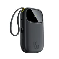 powerbank baseus enerfill fc31 10000mah 45w z kablami usb-c i