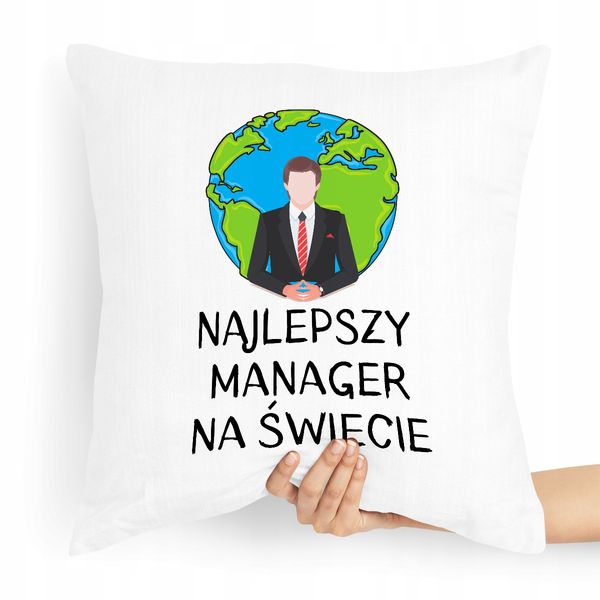 Poduszka Dla Menagera Menadżera Na Prezent zdjęcie 1