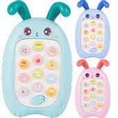 Telefon Muzyczny Króliczek Interaktywny Dla Malucha Do zabawy