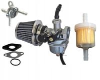 GAŹNIK QUADA ATV 110 125 RĘCZNE SSANIE FILTRY STOZEK KRANIK USZCZELKI