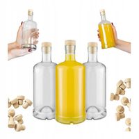 20X BUTELKA SZKLANA TADEK 500 ml BUTELKI SZKLANE NA NALEWKI BIMBER WESELE