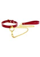 Wegańska Obroża Ze Smyczą O-Ring Collar And Chain Leash Taboom