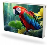 Mata magnetyczna magnes na grzejnik na wymiar KOLOROWA PAPUGA 80x60cm