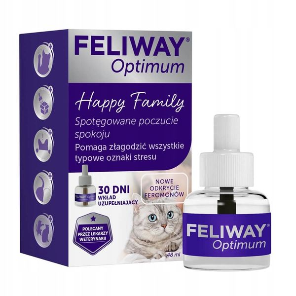 Feliway Optimum wkład 48ml Feromony dla kota zdjęcie 1