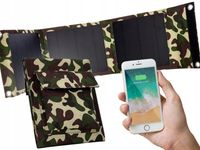 2X TURYSTYCZNY PANEL SOLARNY NA CAMPING WYPRAWY W GÓRY 10W 2xUSB 3 PANELE