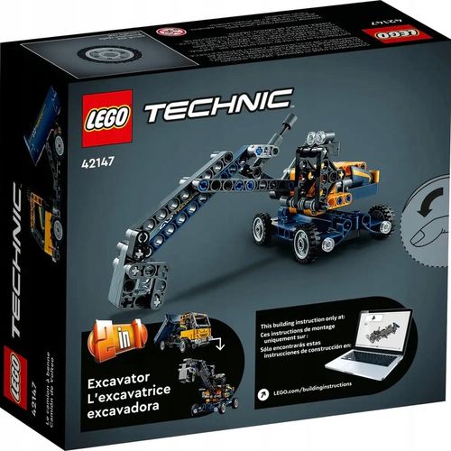 LEGO Technic wywrotka ciężarówka 2w1 klocki 42147 na Arena.pl