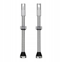 Zestaw wentyli presta Peaty's X Chris King MK2 Tubeless Valves 80 mm silver