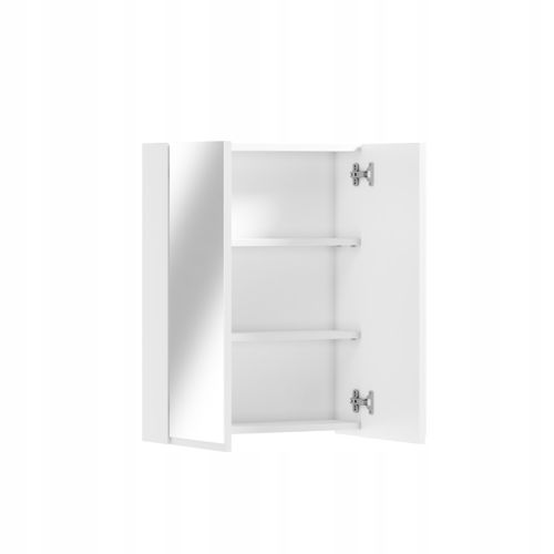 Szafka łazienkowa wisząca z lustrem ANTICO 60 GOLD biała (W2) na Arena.pl