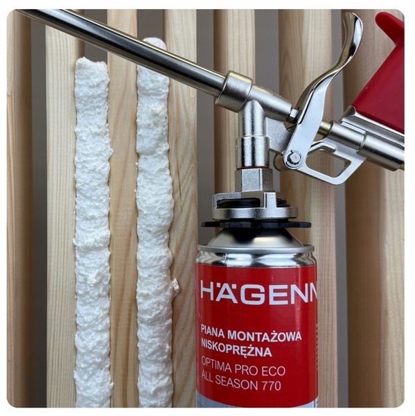 Zestaw - Piana Montażowa Pianka Pistoletowa Niskoprężna zimowa PRO 750 zdjęcie 12