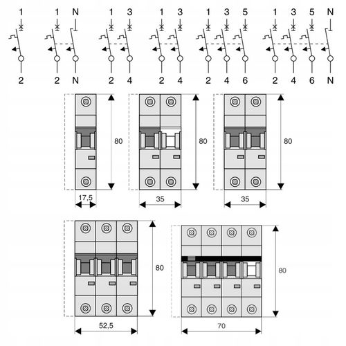 Wyłącznik nadprądowy 3P B 16A 6kA AC xPole Home na Arena.pl