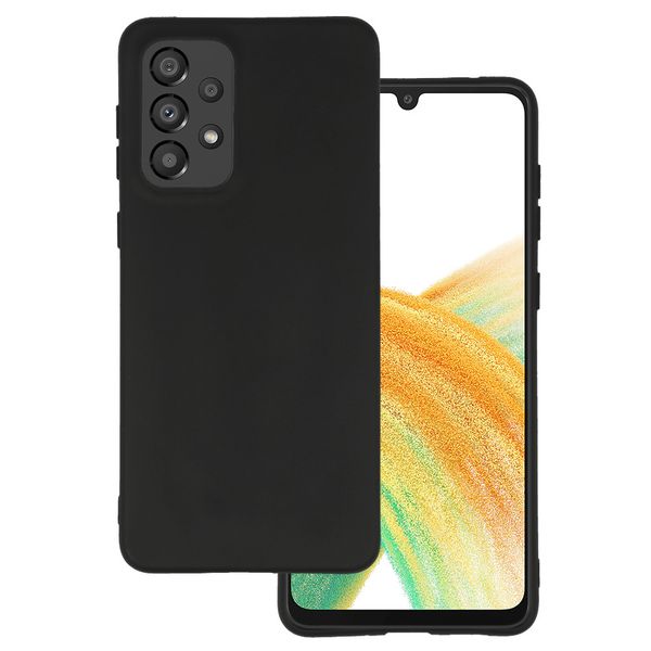 Back Case MATT do SAMSUNG GALAXY A33 5G Czarny zdjęcie 1