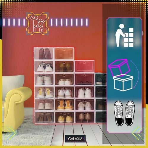 10X PUDEŁKA NA BUTY ORGANIZER PUDEŁKO SZAFKA PÓŁKA STOJAK POJEMNIKI na Arena.pl