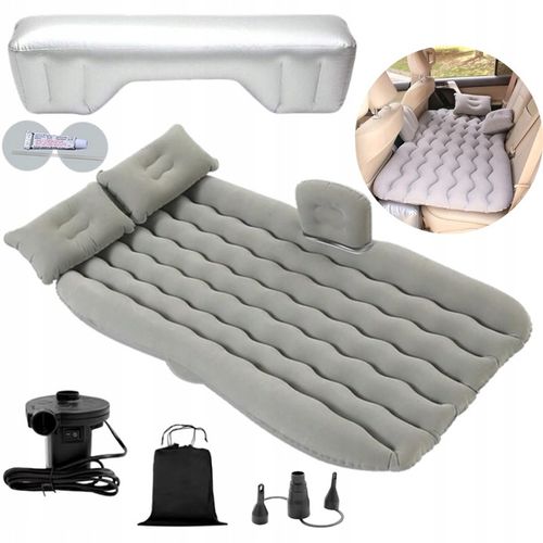 Dmuchany materac łóżko do samochodu auta z pompką 12V akcesoria podróżne na Arena.pl