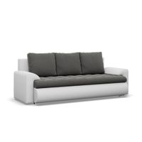 Kanapa rozkładana, Bosco, velvet, ekoskóra, 222x96x92 cm | TYLETEGOTU