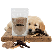 PRZYSMAK DLA PSA POSYPKA NATURALNY GRYZAK ŻWACZE MIELONE 120g | DOS PERROS