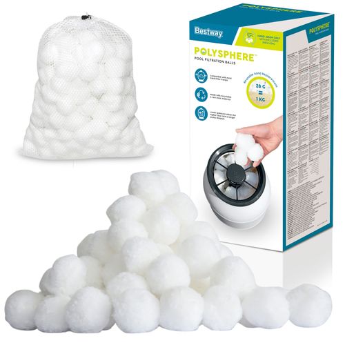 Pompa piaskowa do basenów + kulki filtracyjne 6056 l/h Bestway 58497 na Arena.pl