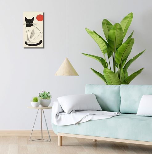 Obraz 20x40cm Czerwony Krąg na Arena.pl