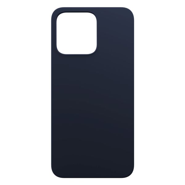 apple iphone 15 pro - 3mk silicone case dark navy zdjęcie 12
