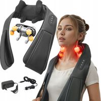 Masażer karku Urządzenie do masażu karku barków SHIATSU 3D Relaksacyjny