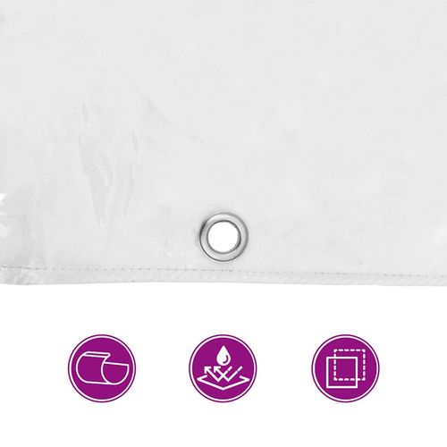 Przezroczysta plandeka z oczkami 3x5 m PVC na Arena.pl