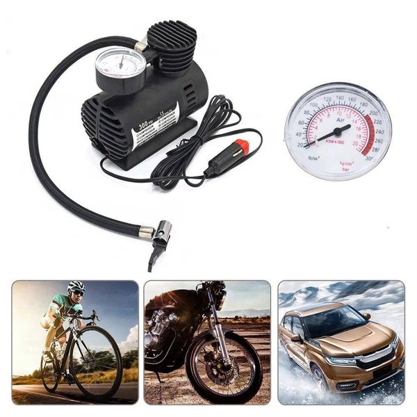 KOMPRESOR SAMOCHODOWY SPRĘŻARKA POMPKA 300 PSI 12V zdjęcie 3
