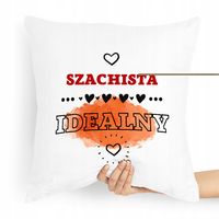 Poduszka Dla Szachisty Szachista Idealny Z Nadrukiem Ze Zdjęciem