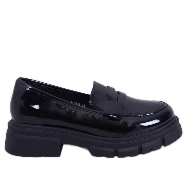 Mokasyny lakierowane Black r.39 zdjęcie 1