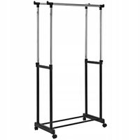 Wieszak stojący metal Costway czarny