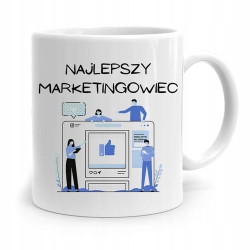 Dla Marketingowca Kubek Najlepszy Marketingowiec Z Nadrukiem Ze Zdjęciem na Arena.pl