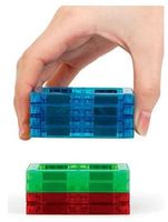 DUŻE KLOCKI MAGNETYCZNE KAFELKI zestaw XXL 70 el Rainbow Magnetic tiles