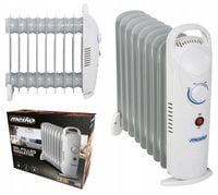 Grzejnik Olejowy Mesko MS 7805 - 9 Żeberek, 1000W, Regulacja Temperatury