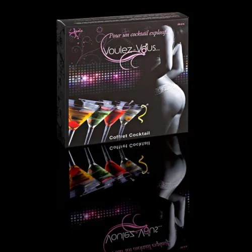 voulez-vous gift box cocktails - zestaw kosmetykow i akcesoriow do masażu na Arena.pl
