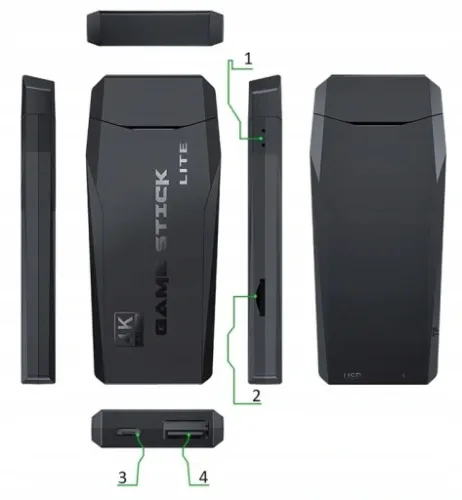 KONSOLA HDMI GAME BOX EMULATOR TV + 2 KONTROLERY POD TELEWIZOR DLA DZIECI na Arena.pl