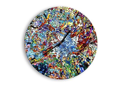 Zegar Ścienny - Kompozycja Barw - 40X40 Cm - C3Ar40X40-4045 na Arena.pl