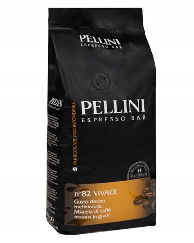 Kawa ziarnista PELLINI ESPRESSO BAR VIVACE 1kg | renomowana włoska palarnia na Arena.pl