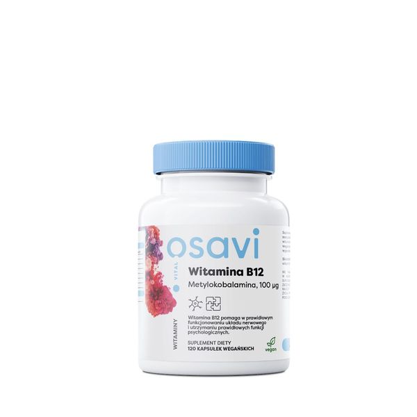 OSAVI Witamina B12 100 mcg (120 kaps.) zdjęcie 1