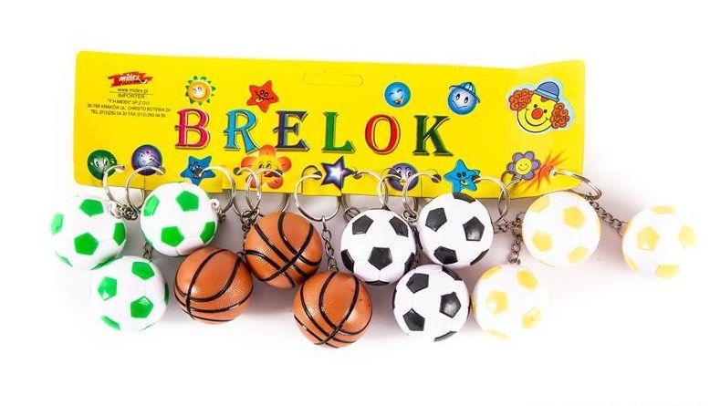 brelok piłka  mix 12szt. zdjęcie 1