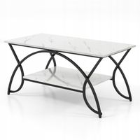 Stolik Costway prostokątny 100 x 50 x 45cm biały