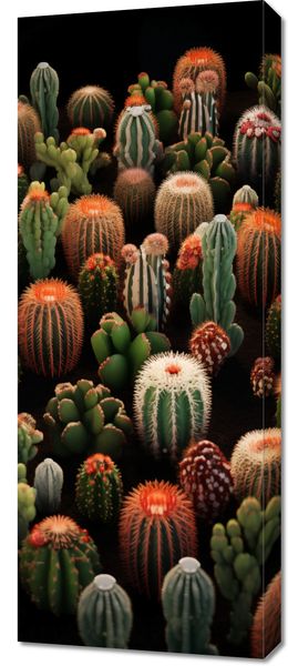 Obraz 40x100cm Ogród Kaktusów zdjęcie 1
