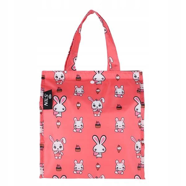 NILS CAMP Duża Torba Termiczna 5L na Piknik Kemping Podróże WZÓR RABBIT zdjęcie 3