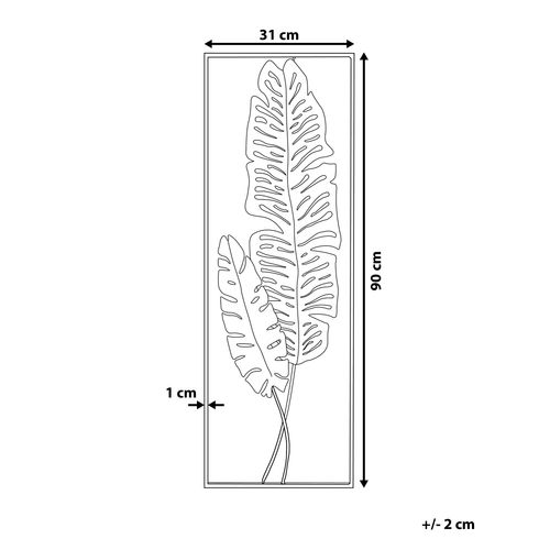 Dekoracja ścienna złota PALLADIUM na Arena.pl