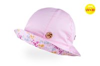 Tutu kapelusz na lato rondo różowy kwiatki bucket hat UV +30 50-52