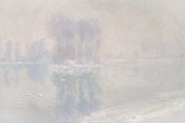 Plakat 91,5x61cm Ice Floes, Monet Vintage do Salonu