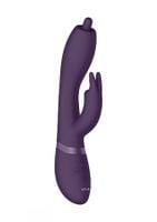 wibrator nilo   pinpoint rotating g spot rabbit   purple