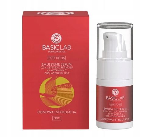 BasicLab- Emulsyjne serum z 0,5% Czystego Retinolu 15ml na Arena.pl