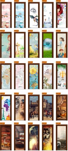 Naklejka samoprzylepna Okleina na Drzwi Szafę 3D na Arena.pl