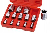 Zestaw nasadek TORX wewnetrzny E4 E24 14szt torxy