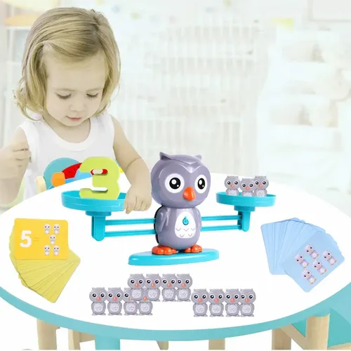 Waga Szalkowa Równoważnia Sowa Nauka Liczenia Sowy na Arena.pl