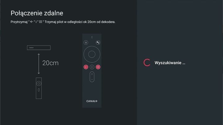 PILOT CANAL+ BOX 4K ORYGINALNY PRZYCISK NETFLIX zdjęcie 2