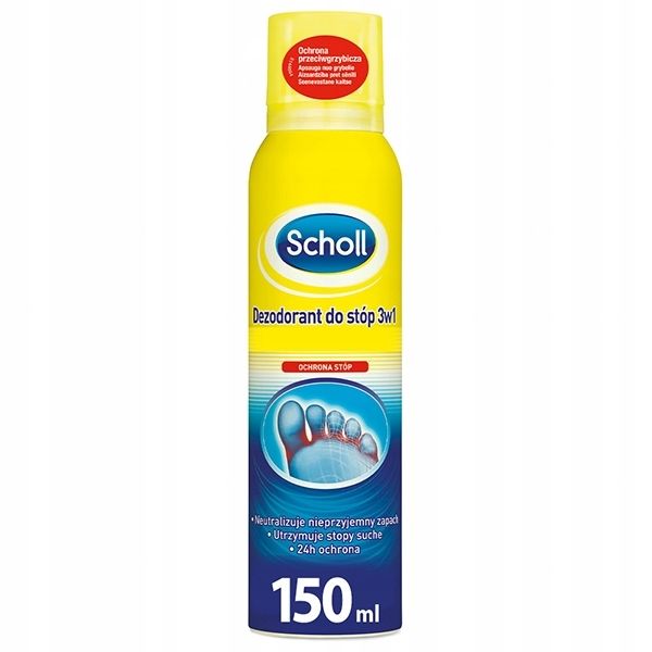 Scholl Dezodorant do stóp 3w1, 150 ml zdjęcie 2